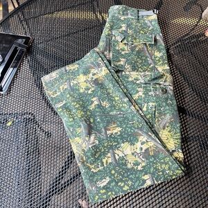 Bushlan South Texas Men's Vintage Green Camouflage cargo Pants